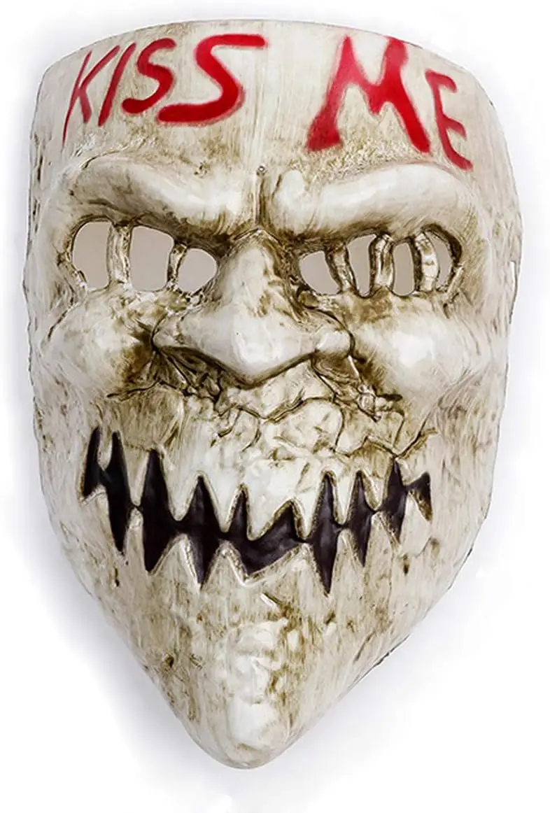 

Gmasking 2020, ПВХ, Хэллоуин, выбор ужасов, Новый год, маска для косплея «Поцелуй меня», реквизит (красный зуб)