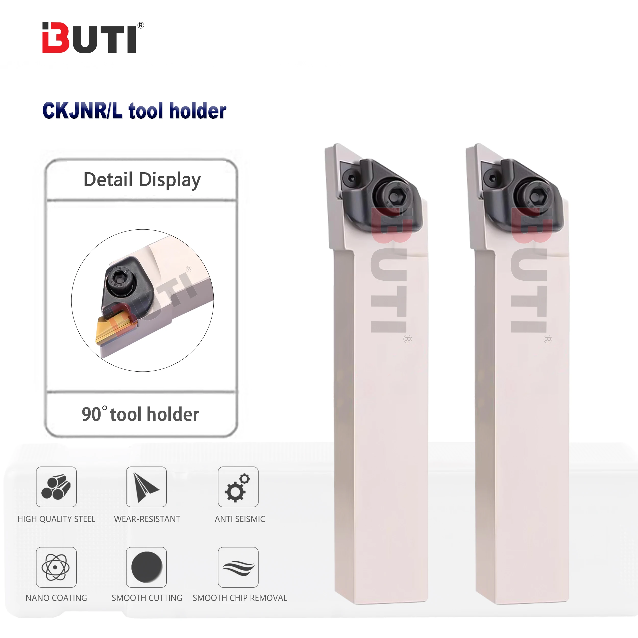 

CKJNR/L2020K16 CKJNR/L2525M16 Внешние держатели инструментов для станков с ЧПУ CKJNR/L Держатель токарного инструмента, совместимый с пластинами KNUX1604