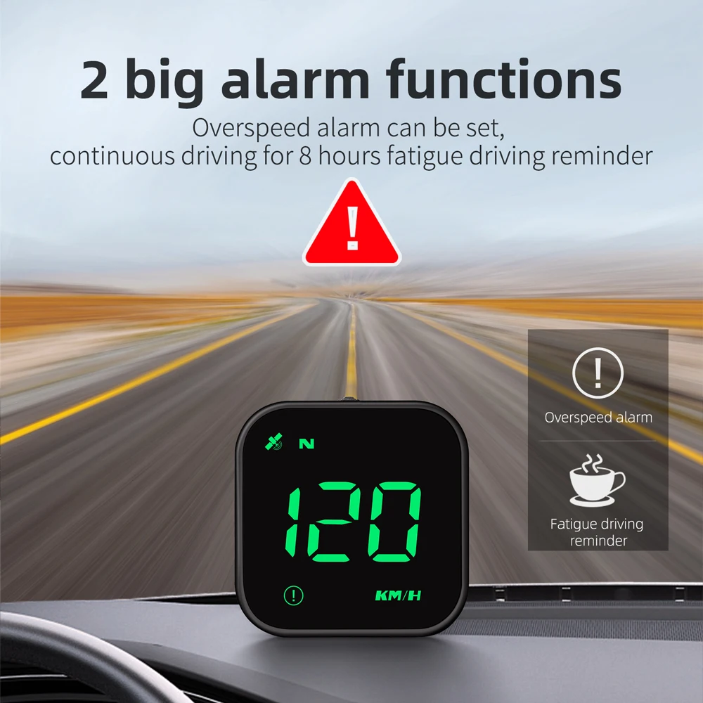 G4S GPS HUD Head Up Display Car Electronics Accessories Digital Speedometer Clock Overspeed Alarm On-board Computer For All Cars