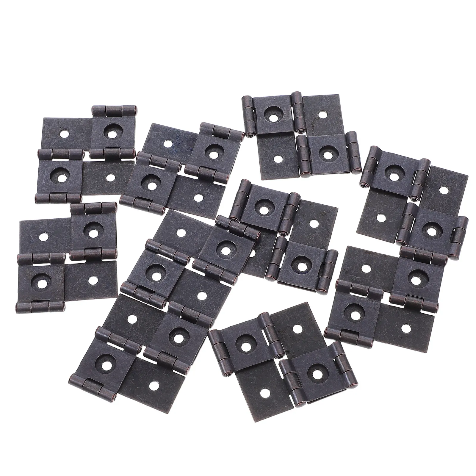 

10Pcs Heavy Duty Iron Double Acting Hinges Folding Door Hinges for Wood Cabinets Windows Closets Furniture Door Hinge