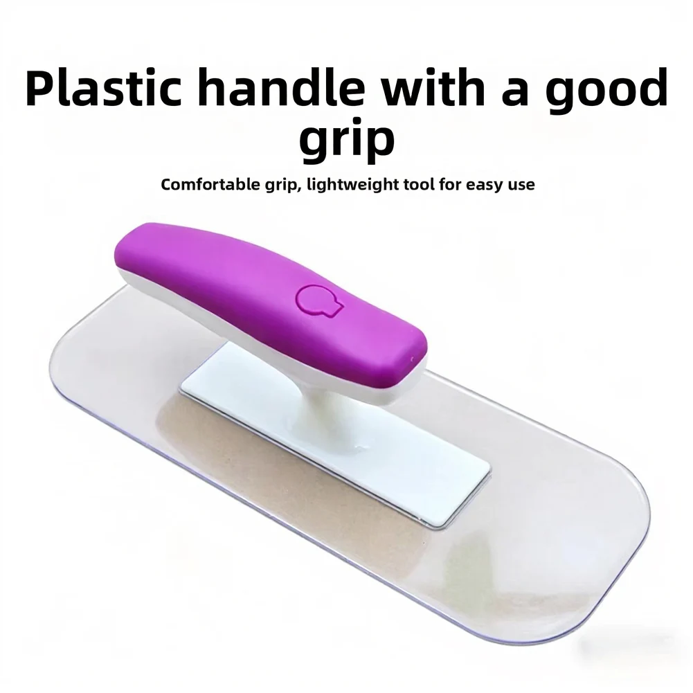 Multi-functional Polygonal Plastic Trowel For Artistic Coating & Smooth Finishing Thickened ABS Grinder For DIY Tool Parts