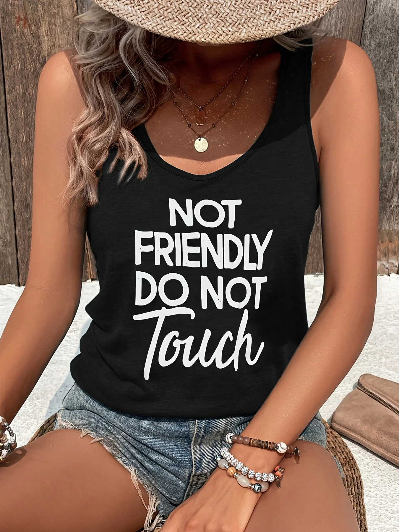 90s Fashion Casual Tank Tops for Women Graphic Vintage Sleeveless T Shirt Women's Y2k Gothic Tshirt Clothes