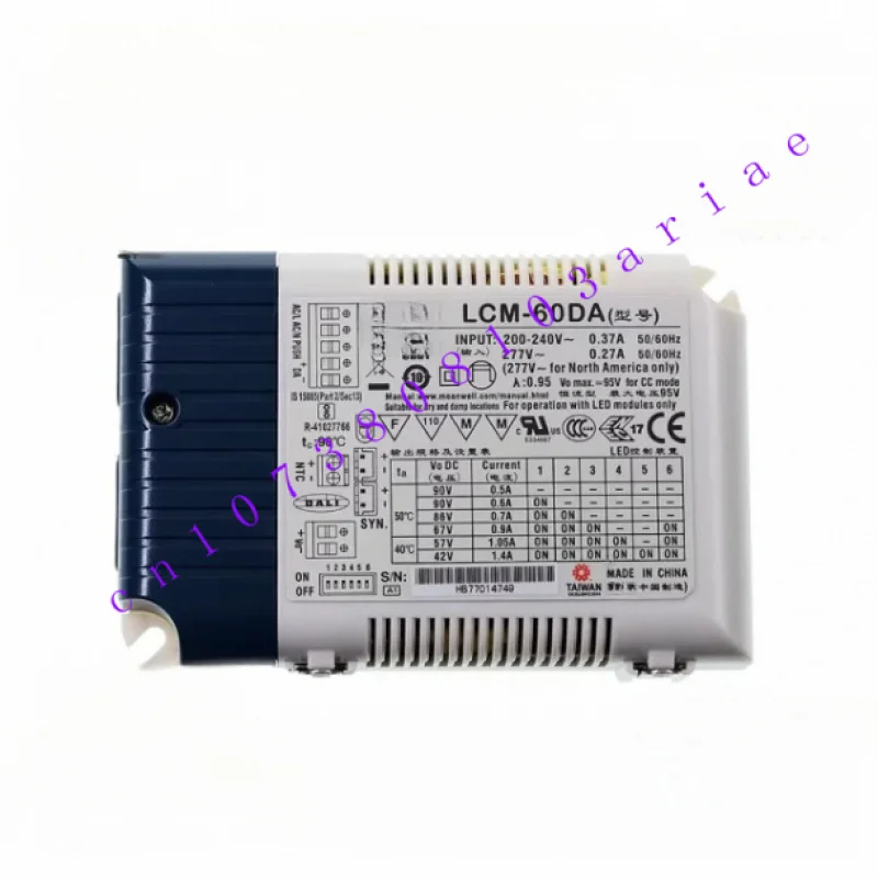 

FOR MEAN WELL LCM-60 LCM 60DA LCM 60 60W Multiple-Stage Constant Current Mode LED Driver