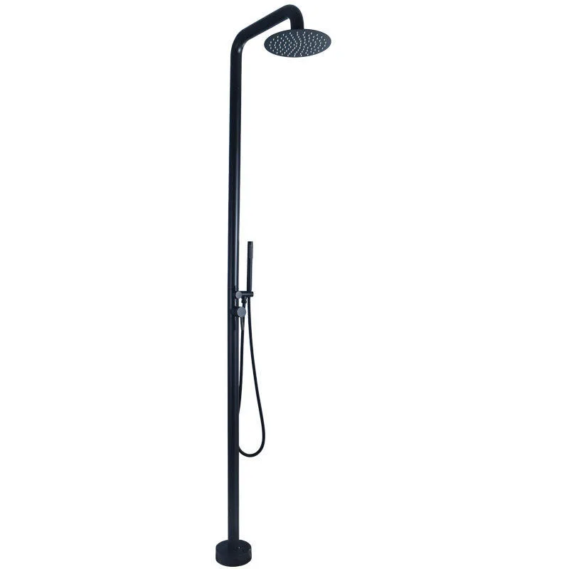 Outdoor/Garden/Beach Stainless Steel 304/316 Thermostatic Faucet Freestanding Shower The pool does not require electricity
