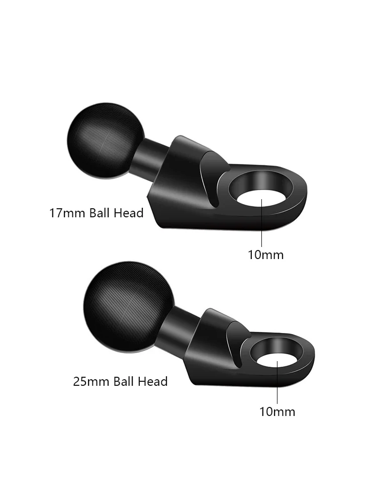 AliExpress Yaoiler 1'' Ball Mount Base for Bike Motorcycle Rearview Mirror Aluminum Alloy 17mm 1 Inch Ball Socket Angled Bolt Head Adapter Holder