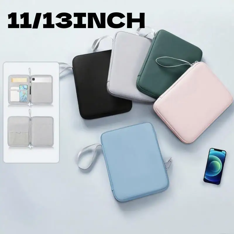 1PC Laptop Inner Waterproof Anti Slip Liner 10.9 Inch 12.9 Inch Portable Tablet Case Laptop Bag Soft Laptop Bag