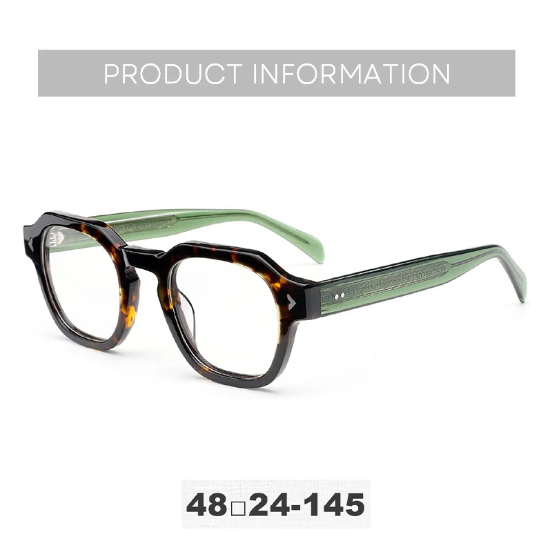 BLUEMOKY نظارات طبية مضلعة أنيقة للنساء مصنوعة يدويًا من الأسيتات نظارات بصرية فوتوكروميك نظارات تقدمية