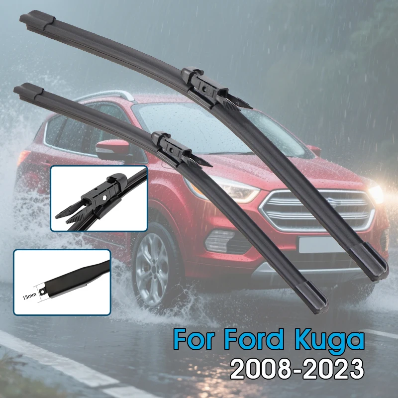 

Автомобильные щетки стеклоочистителя для Ford Kuga MK1 MK2 MK3 2008-2023, лобовое стекло, щетки переднего окна, автомобильные аксессуары