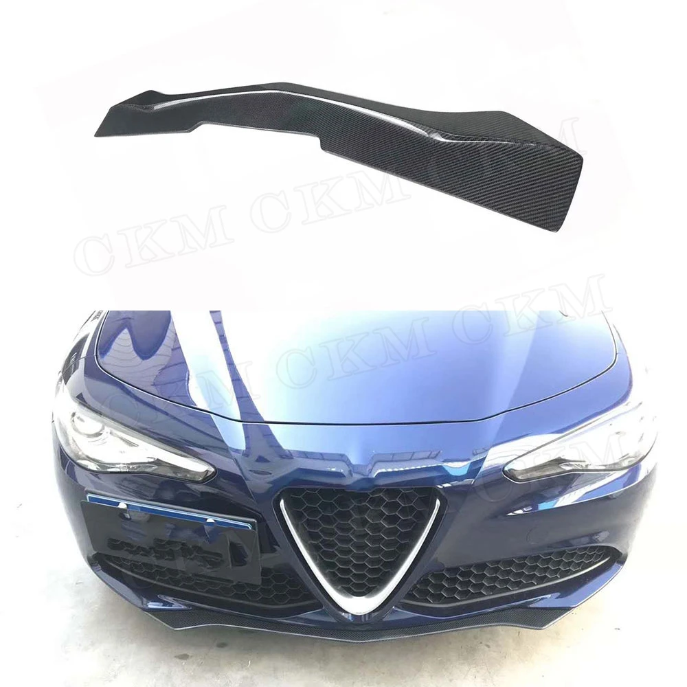 

Carbon Fiber Front Bumper Lip Spoiler Chin Guard for Alfa Romeo Giulia Sedan 4 Door Standard/Sport 2015 2016 2017 2018 Car style