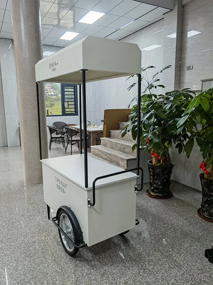 

carrinho de tenda mão push comercial expositor tenda flutuador de publicidade