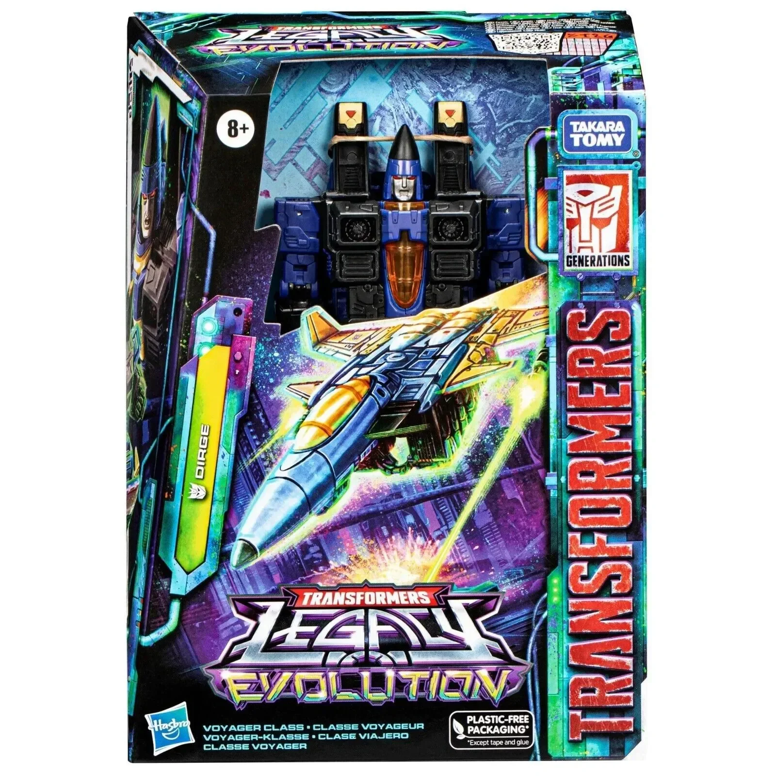 In Stock Takara Tomy Transformers Legacy Evolution Voyager Dirge Action Figure Model Toy Collection Hobby Gift