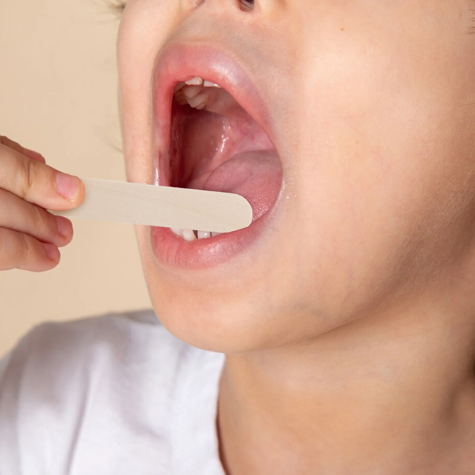 

100pcs Tongue Depressors Children Ice Cream Sticks Craft Wax Wooden Popsicle Medical Teaching Supplies Safe Fun Shaped Eco