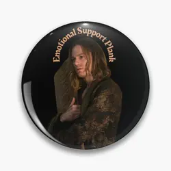 Lestat Emotional Support Plank Soft Button Pin Women Collar Decor Jewelry Creative Cute Hat Clothes Cartoon Lover Lapel Pin