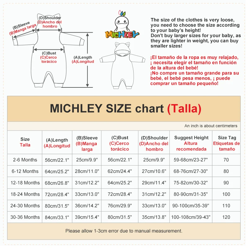 MICHLEY Pink Animal Baby Rompers Winter Hooded Flannel Toddler Infant Clothes Overall Bodysuits Jumpsuit Costume For Girls Kids