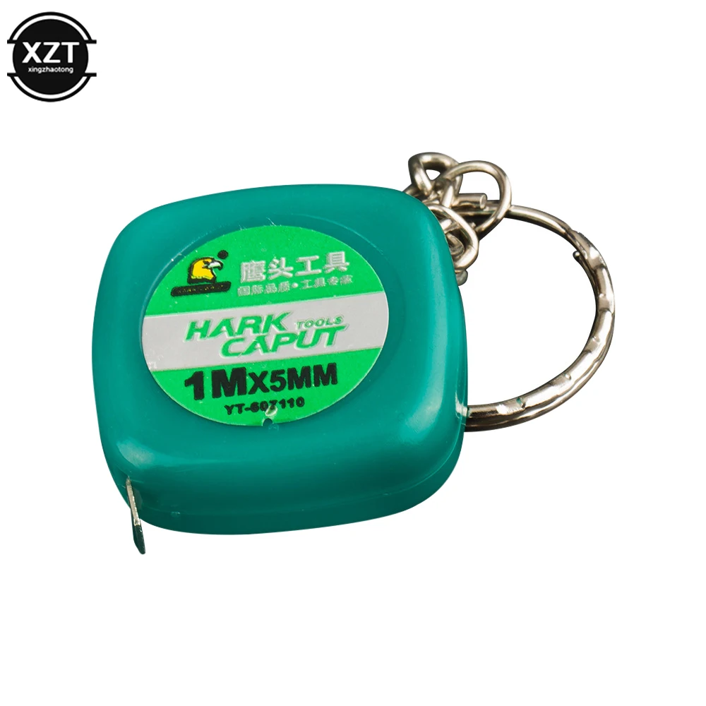 1 متر شريط قياس الفولاذ المقاوم للصدأ شريط قياس عالية الدقة قياس المحمولة المفاتيح شريط قياس أداة قياس