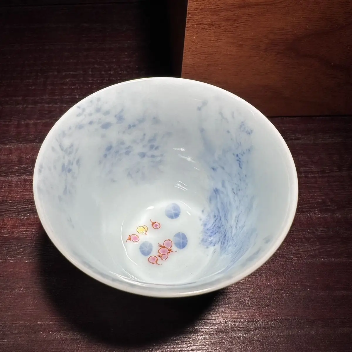 Jingdezhen Hand-Painted Blue And White Gold-Fish Ceramic Cup High-End Set Home Use Women's Kung Fu Tea Gift Box