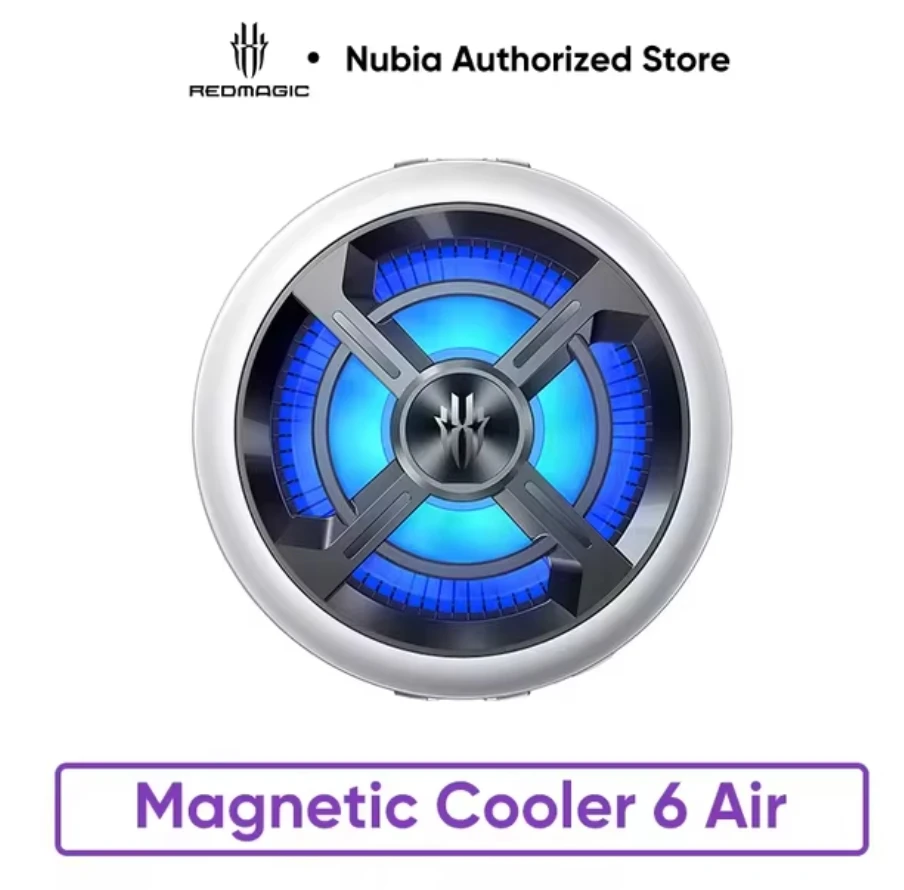redmagic-cooler-6-air-モバイルゲーム用ラジエーター-15w急速冷却-最小冷却温度-3℃-℃-49g-19mm-超薄型デザイン