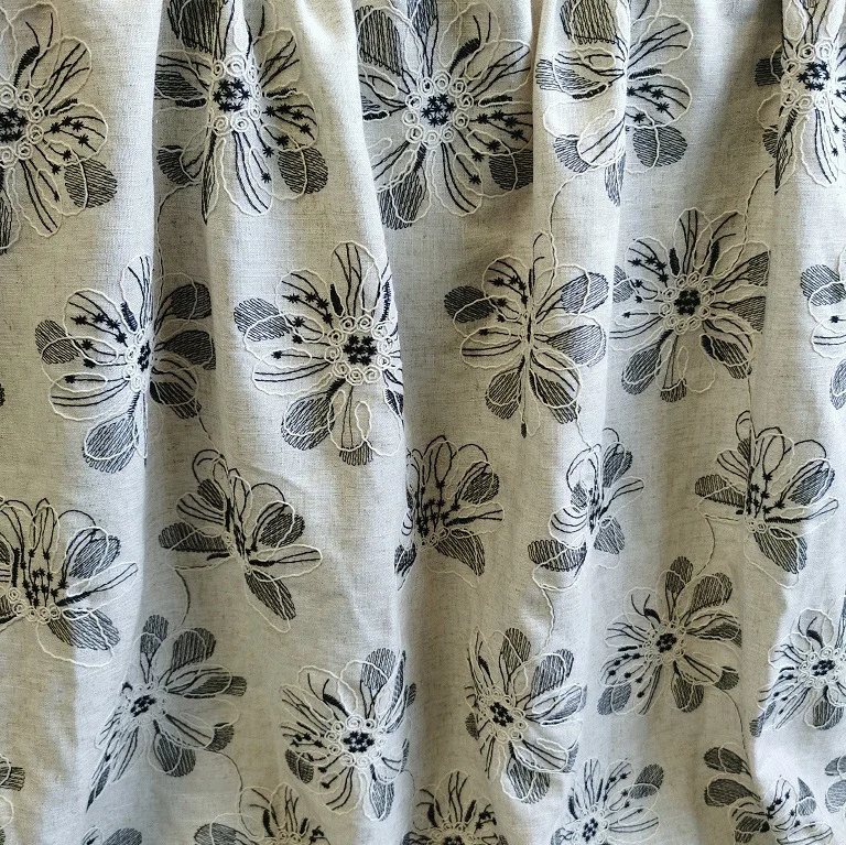 

Высококачественная липкая льняная ткань с 3D-вышивкой лентами для платьев, одежды, материалов для рукоделия, дизайнерских изделий.