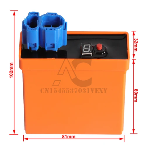 Imagen 2 del producto 6PIN CDI ajustable DC rendimiento carreras adecuado para Honda XR150 XR125L CARGO GL150 CBF150 Raing CDI bobina de encendido de carreras