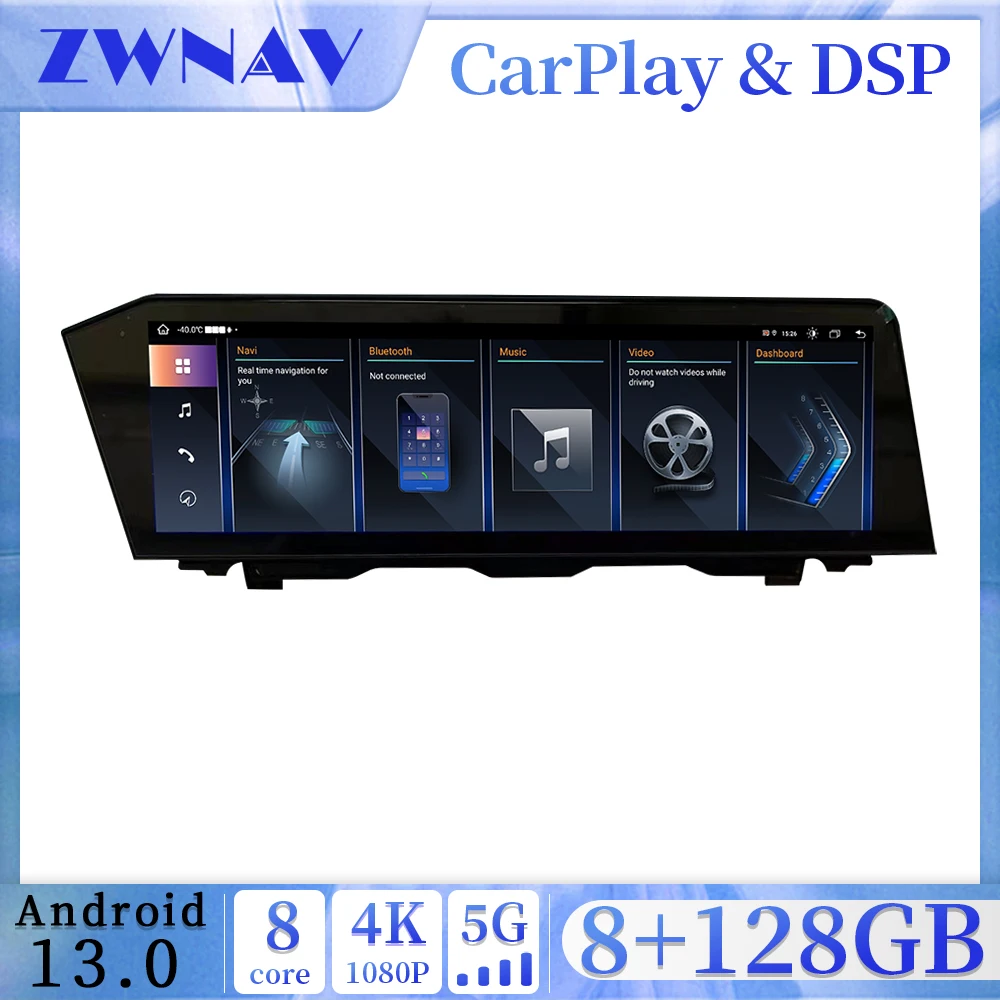 

14.5 Inch android for Bmw 5 series F10 2010-2017 car Multimedia Player Original system head unit GPS accessories Carplay