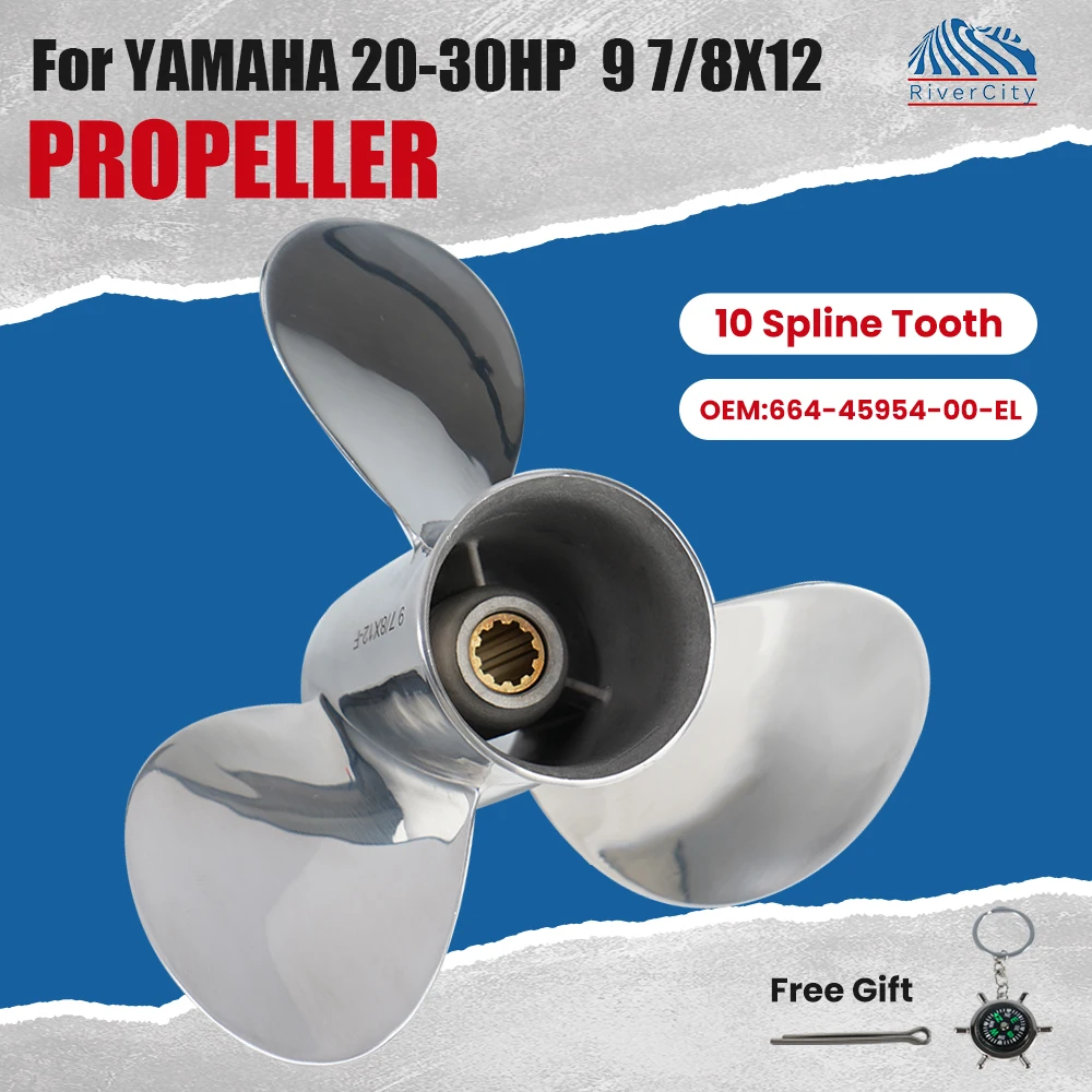 

Для Yamaha 20HP 25HP 30HP подвесной пропеллер 9 7/8x12 лодочный двигатель из нержавеющей стали винт корабль морской двигатель 3 лопасти 10 шин
