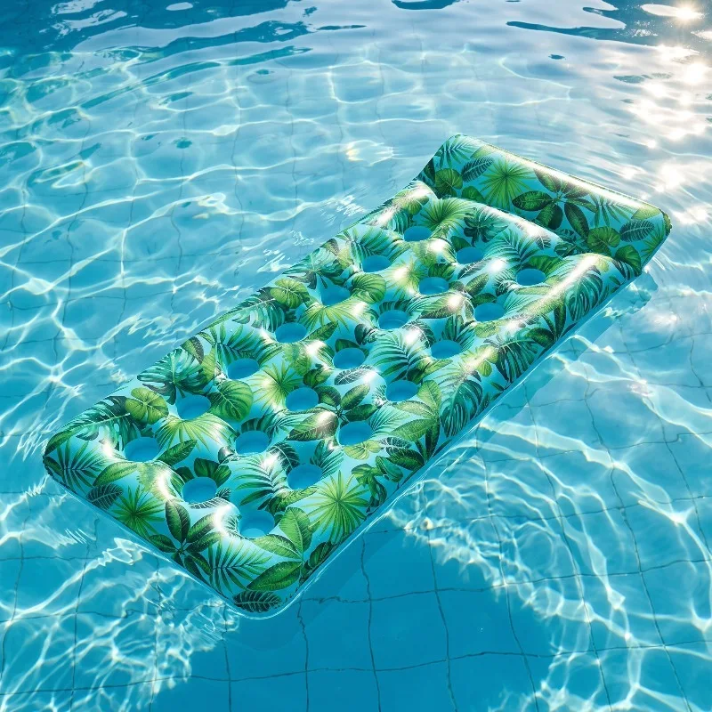 Floating deck chairs, inflatable folding pool hammocks, beach floating beds