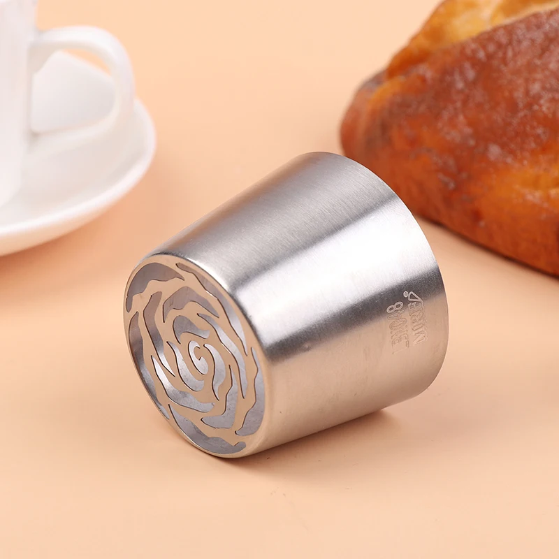 1Pc SL48 Stainless Steel Russian Pretty Flower Icing Tip Pastry Piping Nozzle Tips DIY Cake Cream Pastry Bag Decorating Nozzle