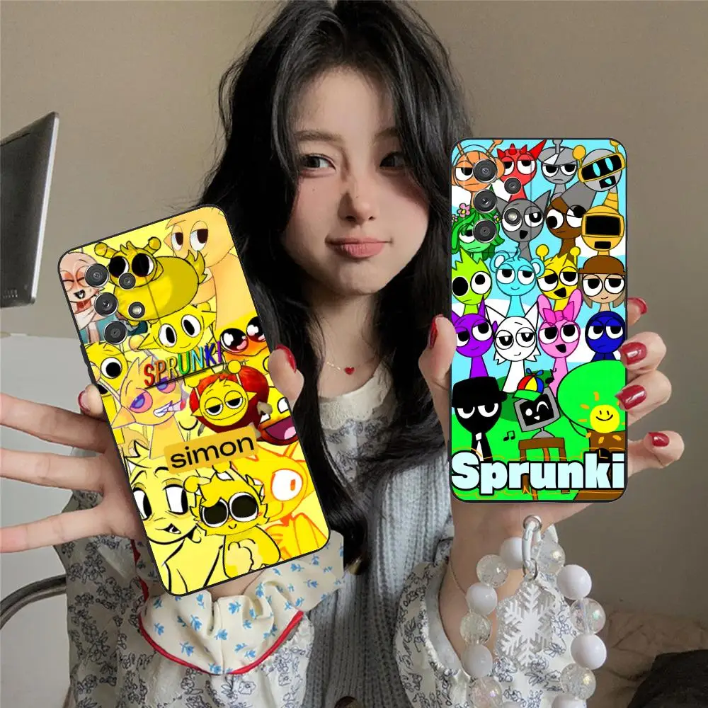 

Чехол для телефона Samsung Galaxy A73 72 71 70 56 55 54 53 52 36 35 34 23 16 15 5G с цветным принтом для мобильных телефонов Mobile Sprunki Fashion