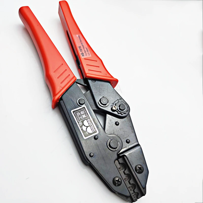 1Pcs HS-1016 Wire Cutter Crimper Terminal Crimping Pliers Cable Hand Tools Crimp Plier Mini 0.5-16mm2 20-5AWG