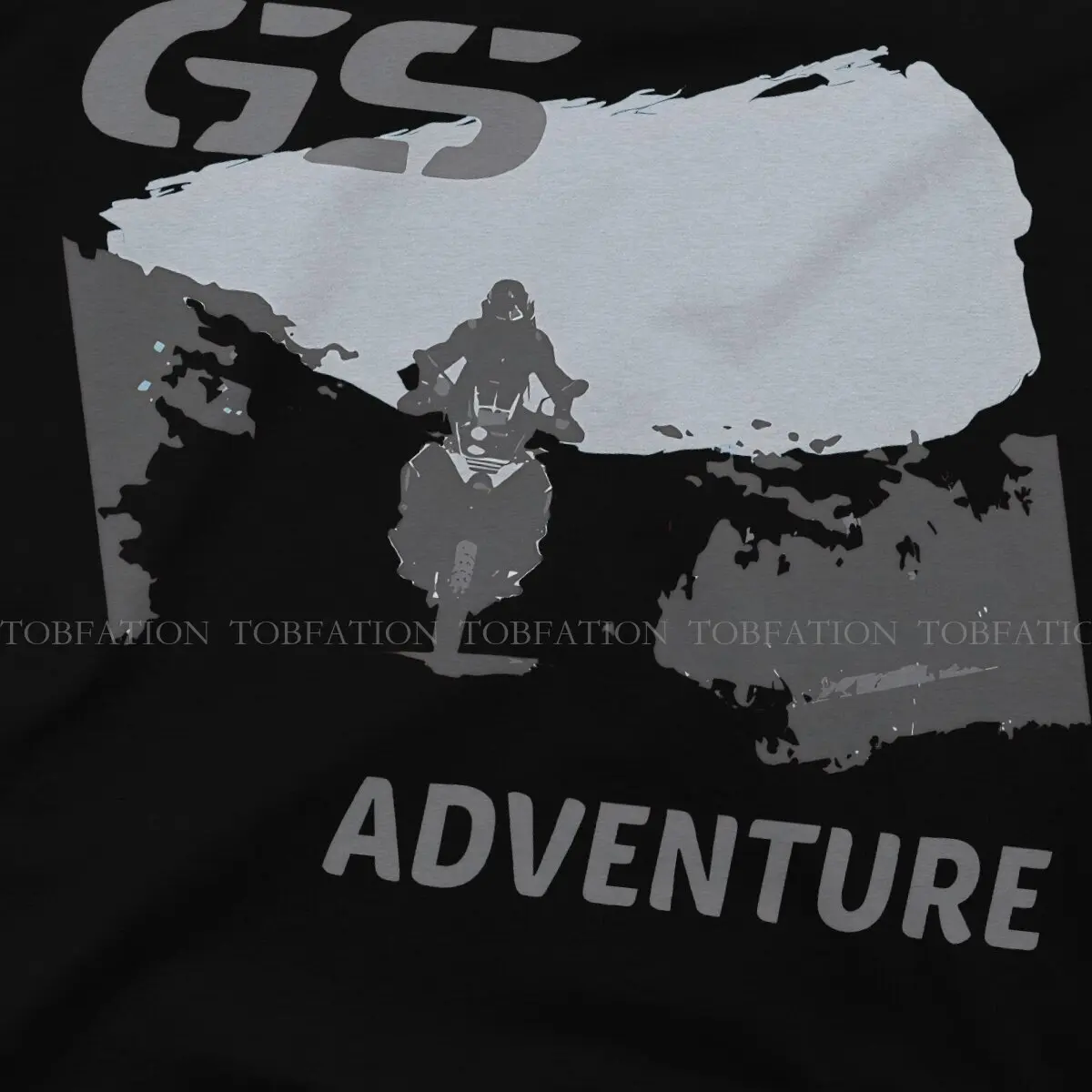 GS Motorbike Off-road Adventure Motorcycle Tshirt Harajuku Graphic Men's Tshirts Tops Oversized Cotton Crewneck T Shirt