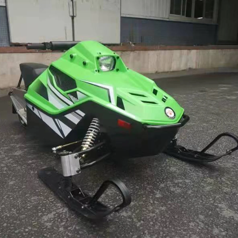 China snow scooter quad gas snowmobile for adult / kids chain drive 150cc