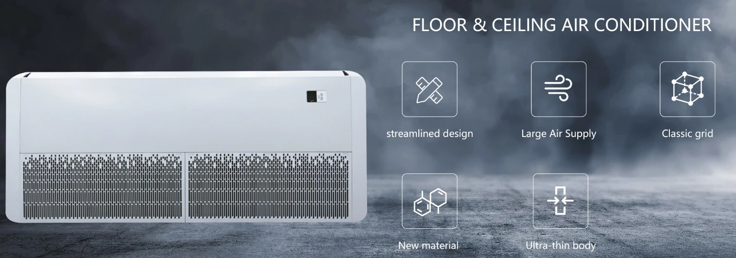 18k-60kbtu 1.5-5 Ton Commercial Ceiling Floor Single Split Air Conditioner with DC Rotary Compressor air Conditioning Units