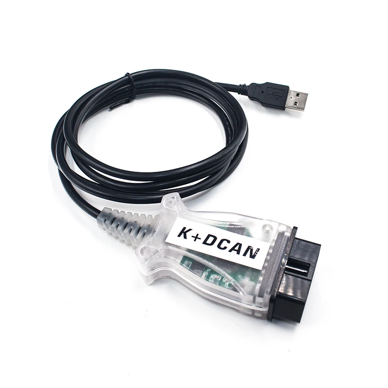 K DCAN K+DCAN USB Interface for BMW E60 E61 K+CAN FTDI Chip Car Diagnostic Cable for BMW E81 E87 Series Ediabas K D CAN Scanner