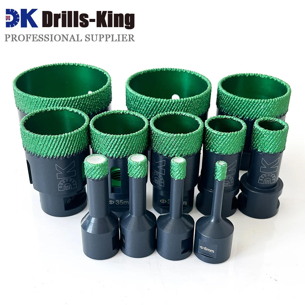 

6-68mm m14 Matrix Brazed Diamond Crown Core Drill Bit Marble Ceramic Tile Crown Hole Saw Diamond Tool Cutting Bit for Porcelain