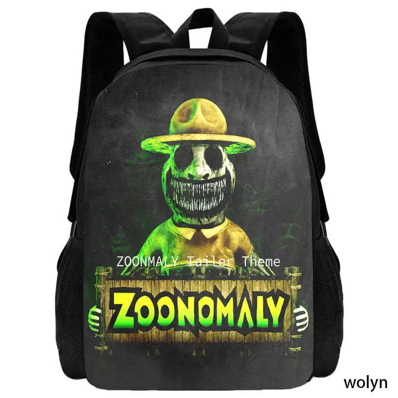 Zoonomaly-Mochila escolar de dibujos animados para niñas, morral escolar ligero para niños, Mochila para pupila