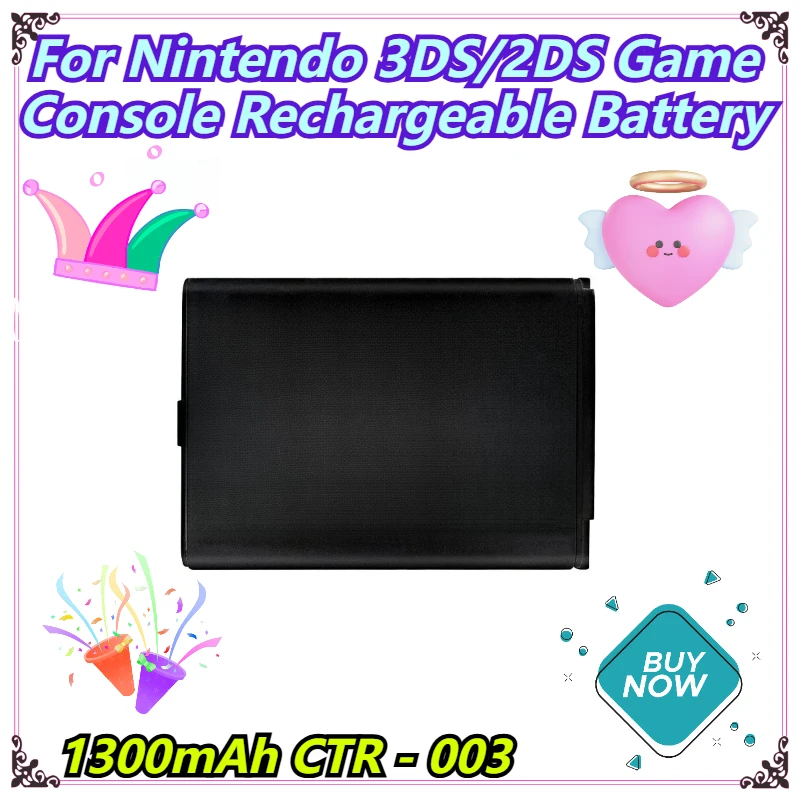 

1300mAh CTR - 003 For Nintendo 3DS/2DS Game Console Rechargeable Battery