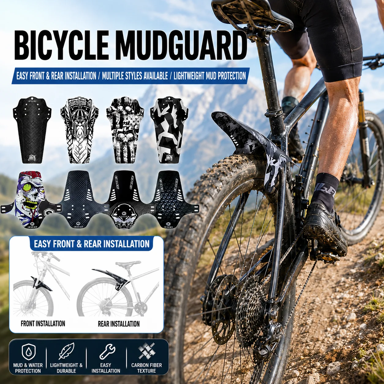 2 шт. брызговиков для горного  – обзор и цена Mountain Biking Colorado