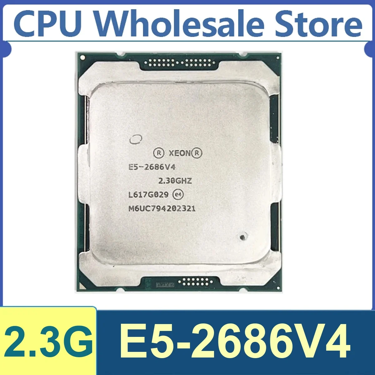 Intel Xeon E5-2686V4 18 Kerne 36 Threads 2,3 GHz 145 W 45 MB Cache 14 nm LGA 2011-3 SR2N8 DDR4-2400 MHz Broadwell-EP