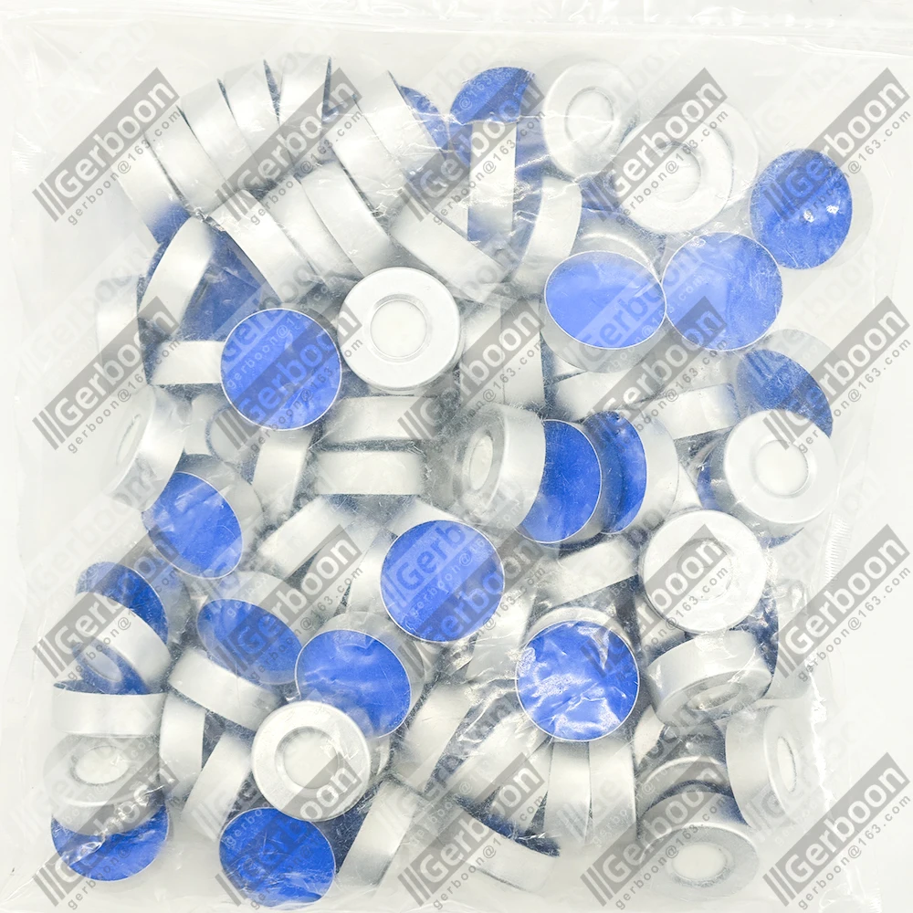 Agilent 5183-4477 Caps and Septa, crimp, headspace, aluminum, PTFE