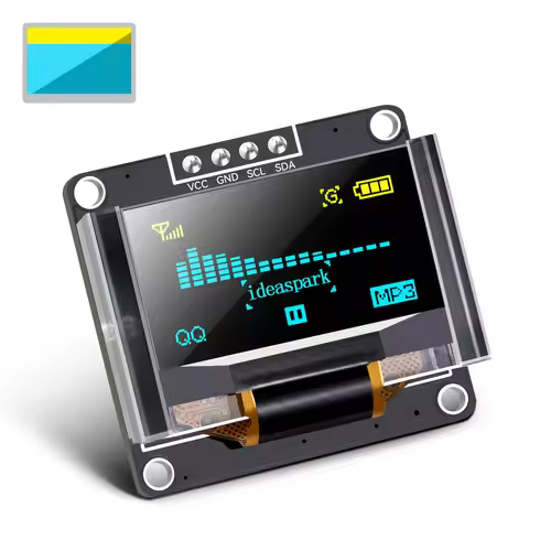 0.96 Inch OLED Display Module SSD1306 I2C IIC SPI Serial 128X64 LCD 4 Pin YellowBlue WhiteBlue for Arduino(Pin Headers Soldered) - Image 14
