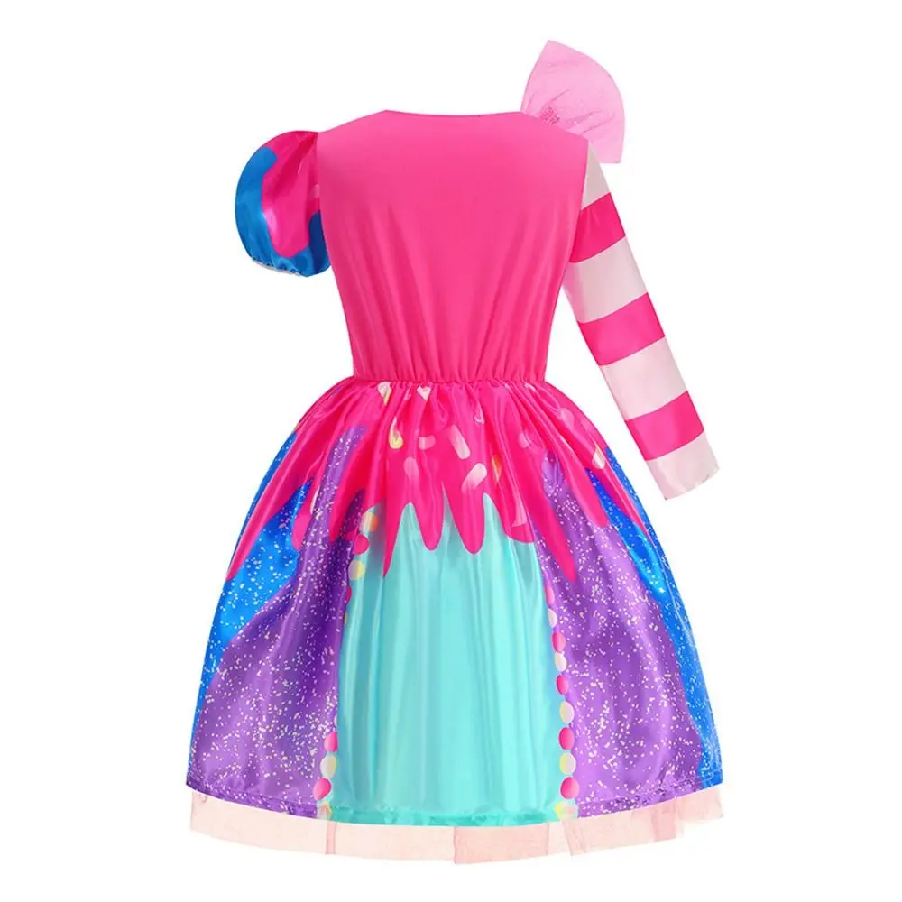 プリムカーニバルパーティー子供用キャンディードレスキャンディーハット付きコスプレコスプレ衣装スパンコールパーティードレスキャンディープリンセスコスチューム