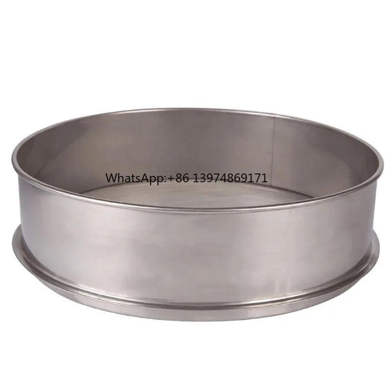 Diameter 30CM Height 10CM SUS All Stainless Steel Sieve For Electric Vibrating Machine Optional Mesh