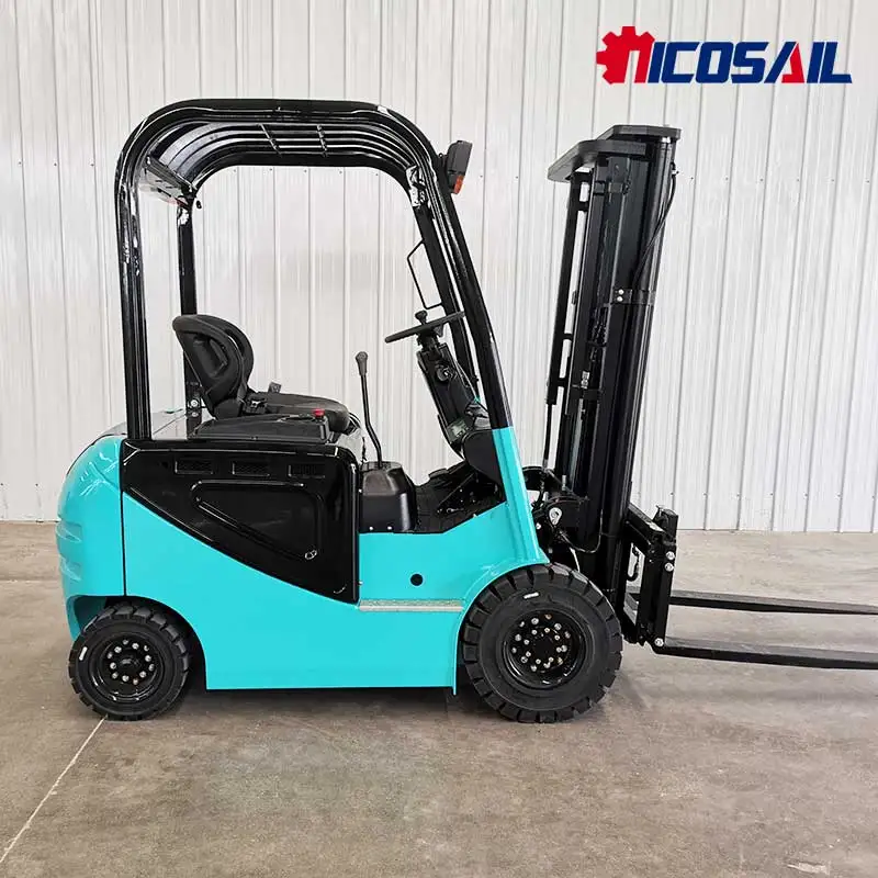 

Customized 1500kg Full Electric Forklift with 3m Height for Small Processing Plant - Factory Price