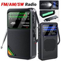 TG66 TG77 Mini Full Band Transistor Radio FM/AM/SW Radio Type-C Charging Emergency Pocket Radio with HD Display Screen