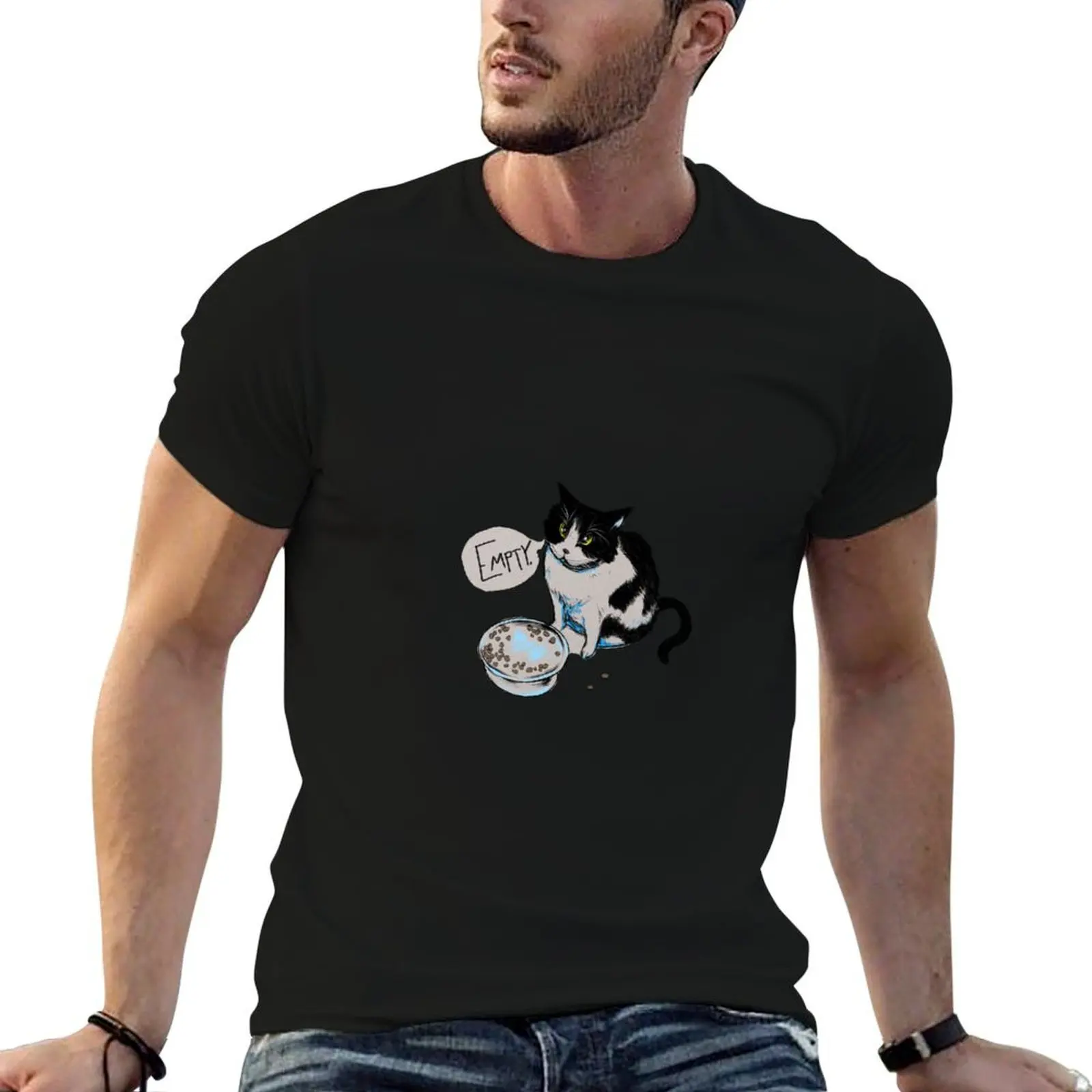 Empty Bowl Empty Stomach T-Shirt sweat custom t-shirts t shirt for men
