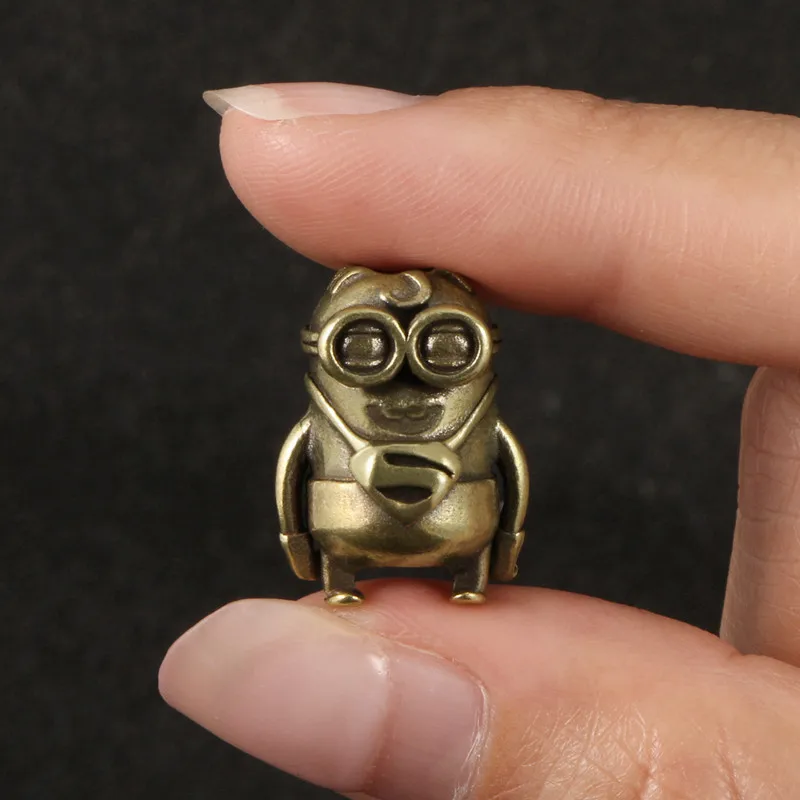 Hot Movie Character Big Eyes Figurines EDC Knife Beads Brass DIY Paracord Charms Accessories Outdoor Tool Woven Lanyard Pendants