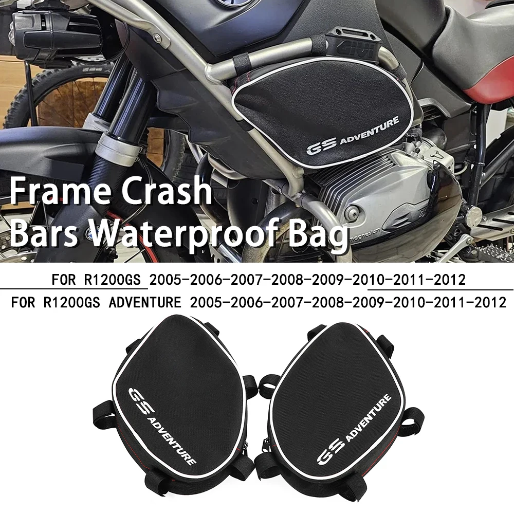 

For BMW R1200GS Adventure R 1200 GS 05-12 Motorcycle Frame Crash Bars Waterproof Bag Original Bumper Repair Tool Placement Bag