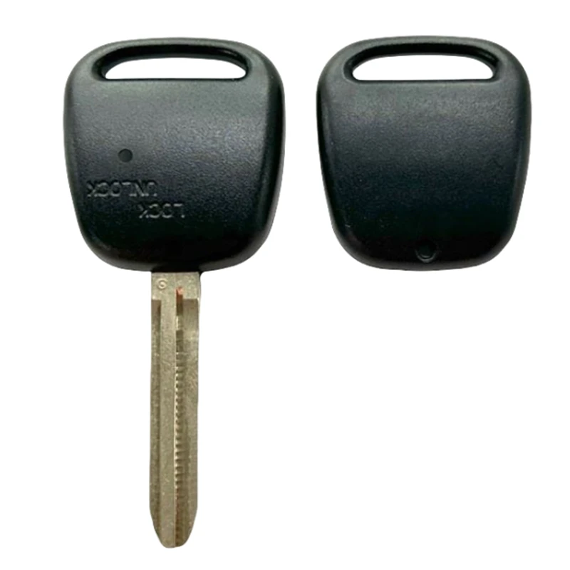 XIEAILI OEM 10 pièces 2 boutons latéraux coque de clé de remplacement coque de clé à distance pour Toyota Carina Estima Harrier avec lame TOY43