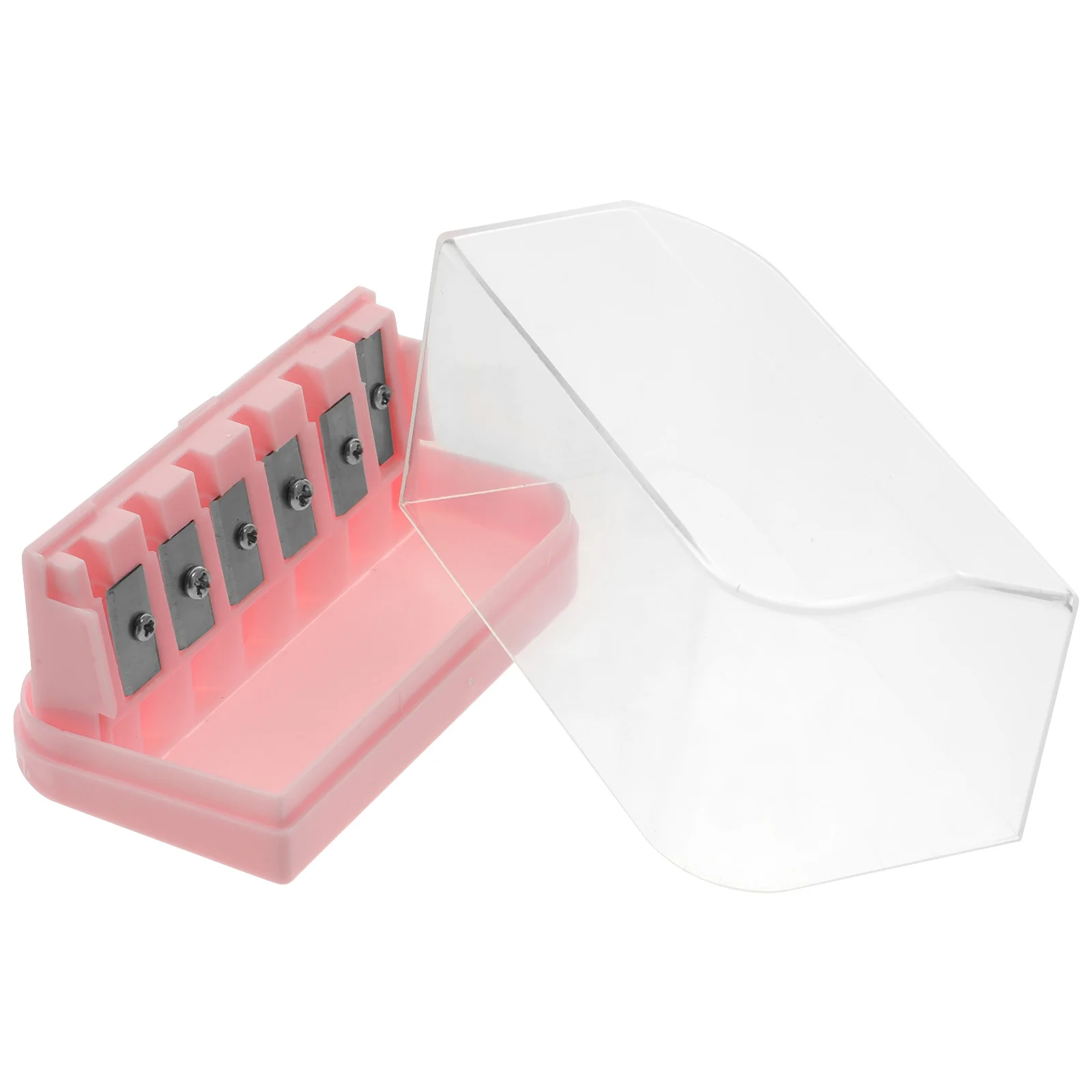 مبراة أقلام رصاص مكونة من 6 فتحات، مادة مميزة محمولة للمدرسة والمكتب والمنزل وهدايا الأطفال ومبراة يدوية لأقلام الرصاص #5