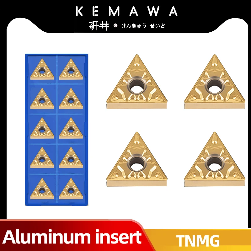 KEMAWA Carbide Inserts External Turning Tools TNMG160404 TNMG160408 6020 FG HQ MT TS Turning Tools Ceramic Coated Insert Metal